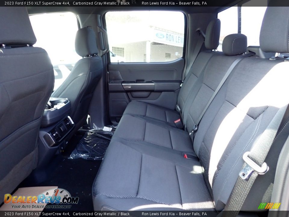 2023 Ford F150 XLT SuperCrew 4x4 Carbonized Gray Metallic / Black Photo #13