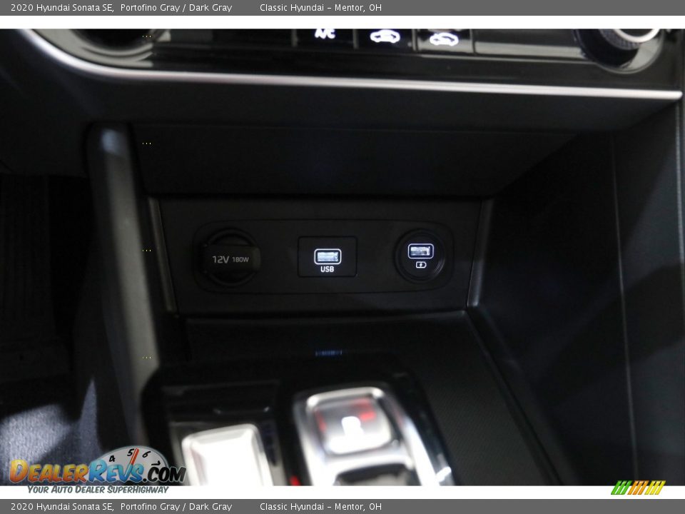 2020 Hyundai Sonata SE Portofino Gray / Dark Gray Photo #12