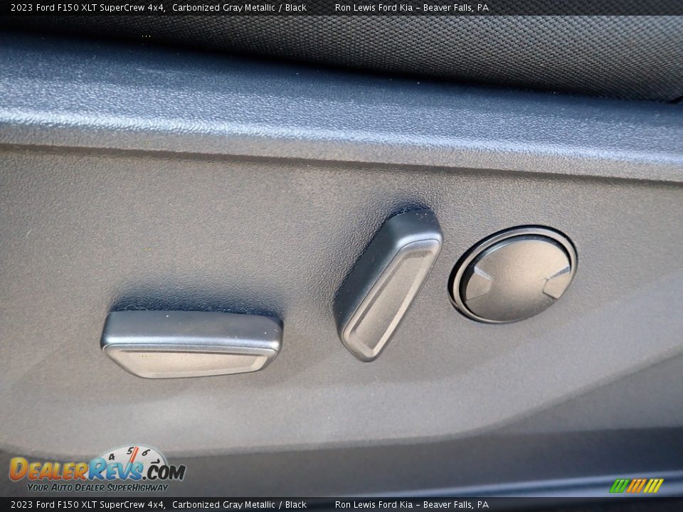2023 Ford F150 XLT SuperCrew 4x4 Carbonized Gray Metallic / Black Photo #17
