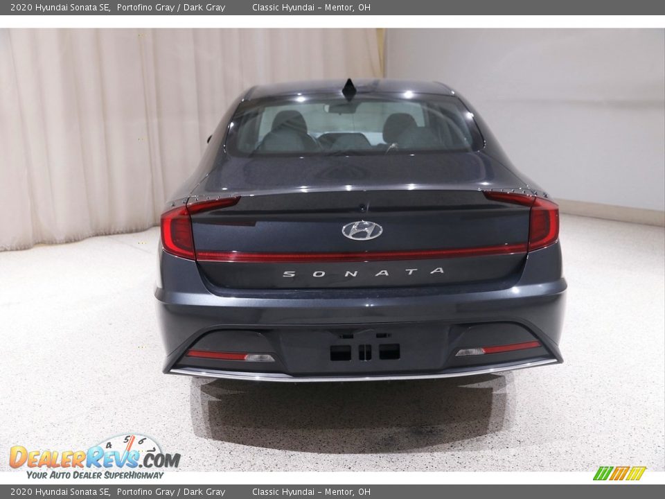 2020 Hyundai Sonata SE Portofino Gray / Dark Gray Photo #17