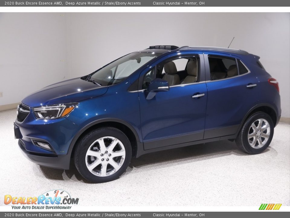 2020 Buick Encore Essence AWD Deep Azure Metallic / Shale/Ebony Accents Photo #3