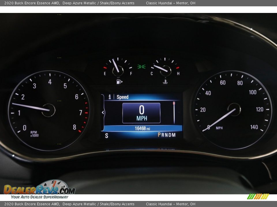 2020 Buick Encore Essence AWD Deep Azure Metallic / Shale/Ebony Accents Photo #8