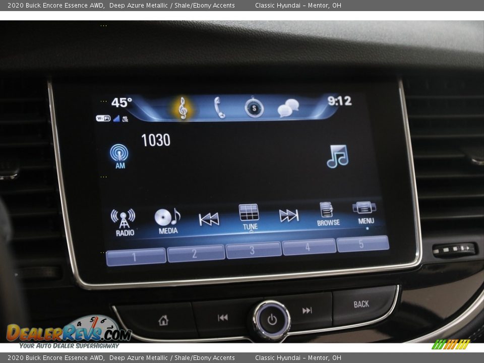 2020 Buick Encore Essence AWD Deep Azure Metallic / Shale/Ebony Accents Photo #11