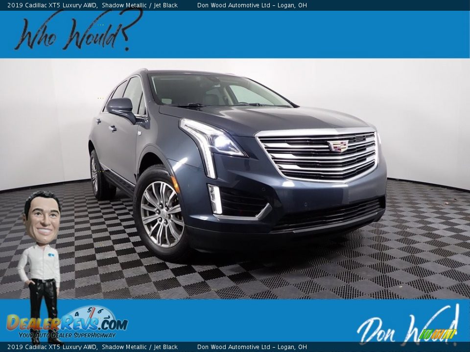 2019 Cadillac XT5 Luxury AWD Shadow Metallic / Jet Black Photo #1