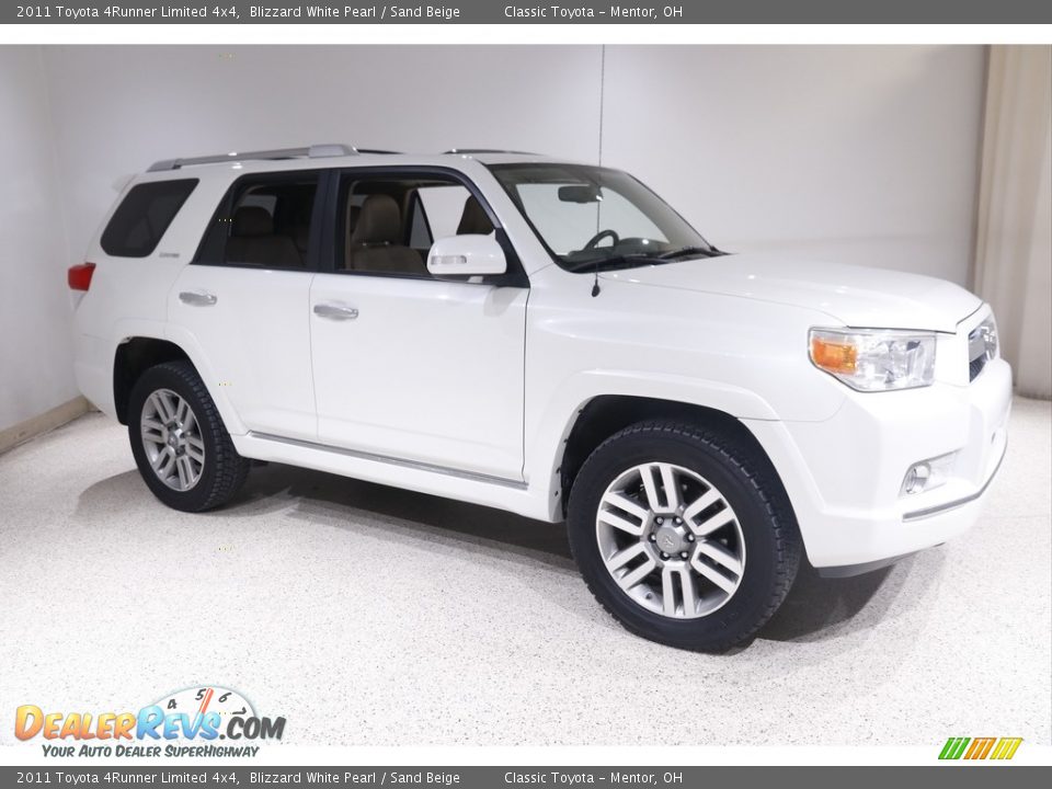 2011 Toyota 4Runner Limited 4x4 Blizzard White Pearl / Sand Beige Photo #1