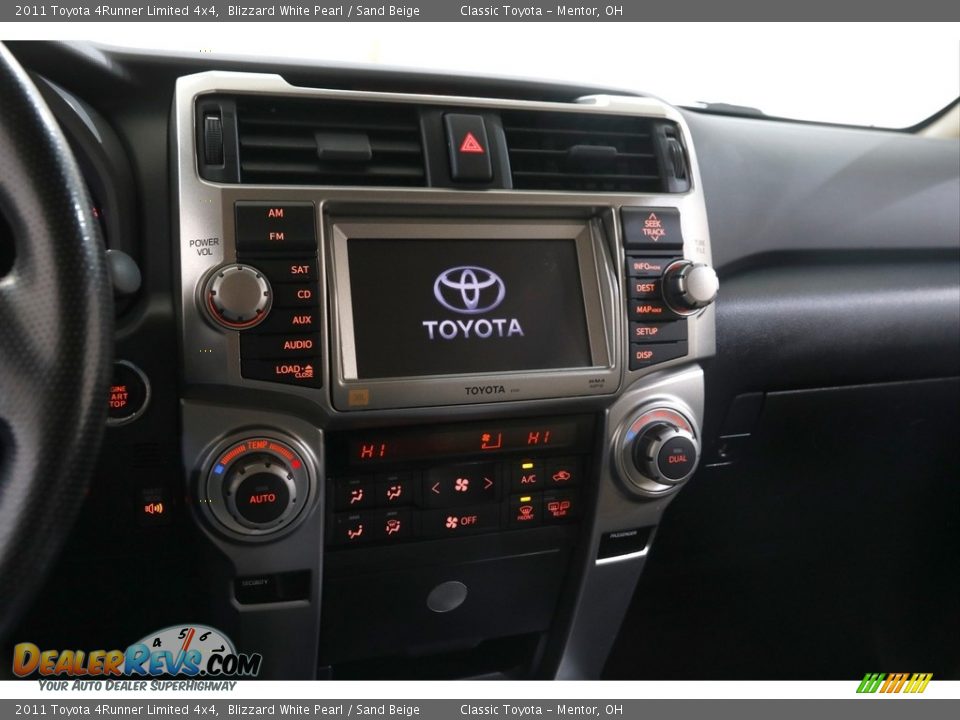 2011 Toyota 4Runner Limited 4x4 Blizzard White Pearl / Sand Beige Photo #9