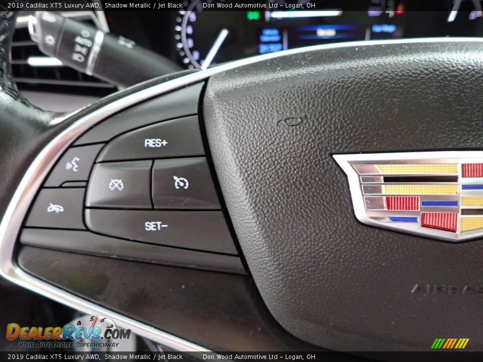 2019 Cadillac XT5 Luxury AWD Shadow Metallic / Jet Black Photo #19