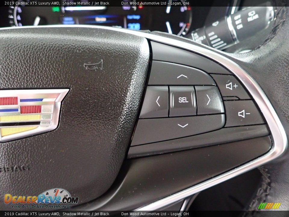 2019 Cadillac XT5 Luxury AWD Shadow Metallic / Jet Black Photo #20
