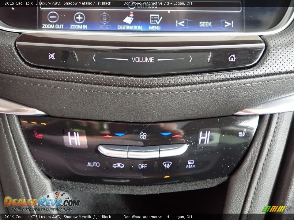 2019 Cadillac XT5 Luxury AWD Shadow Metallic / Jet Black Photo #24