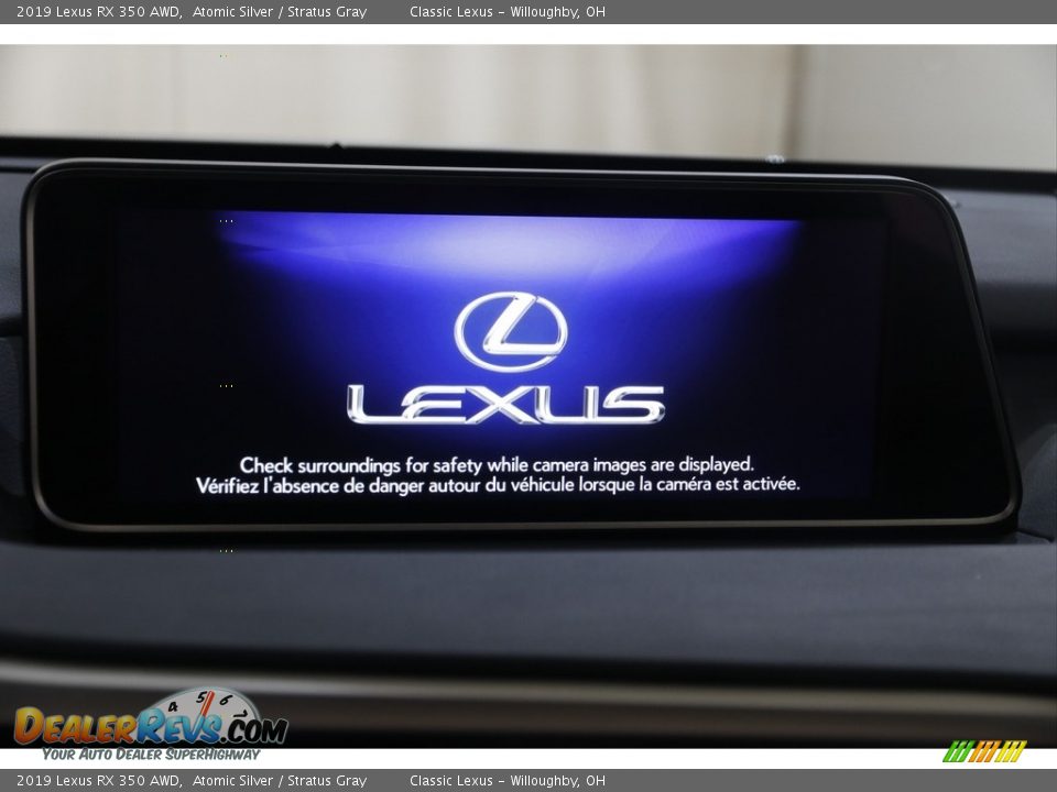 2019 Lexus RX 350 AWD Atomic Silver / Stratus Gray Photo #9