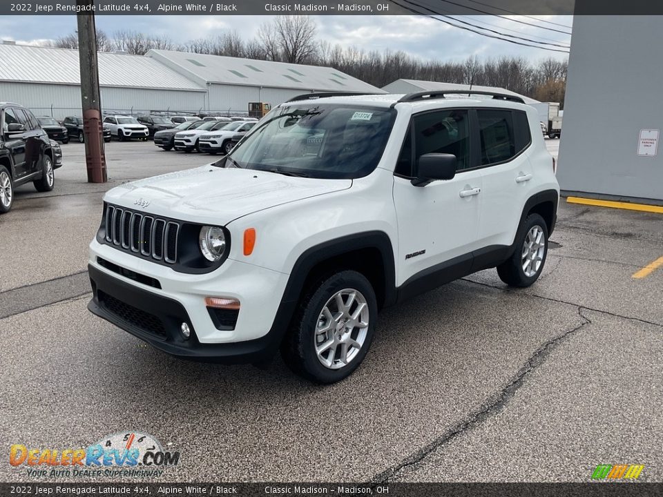 2022 Jeep Renegade Latitude 4x4 Alpine White / Black Photo #8