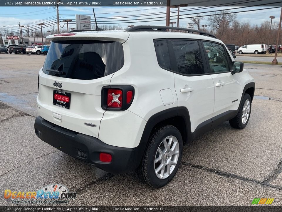 2022 Jeep Renegade Latitude 4x4 Alpine White / Black Photo #9