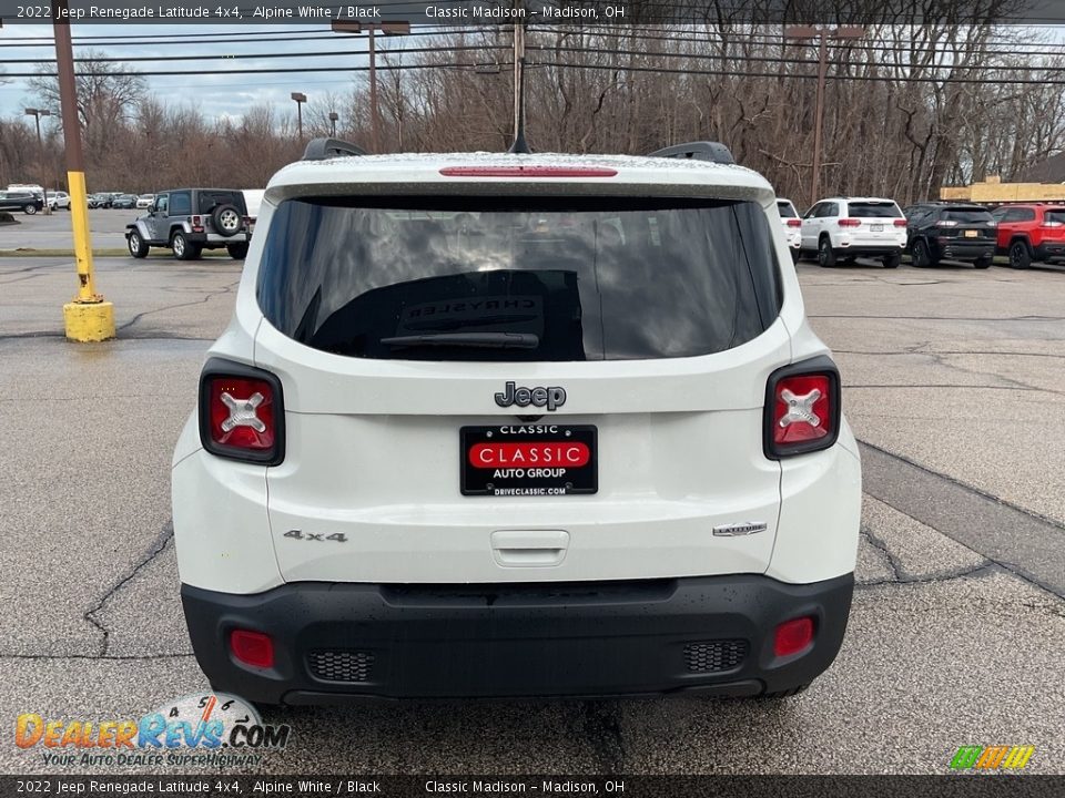 2022 Jeep Renegade Latitude 4x4 Alpine White / Black Photo #11
