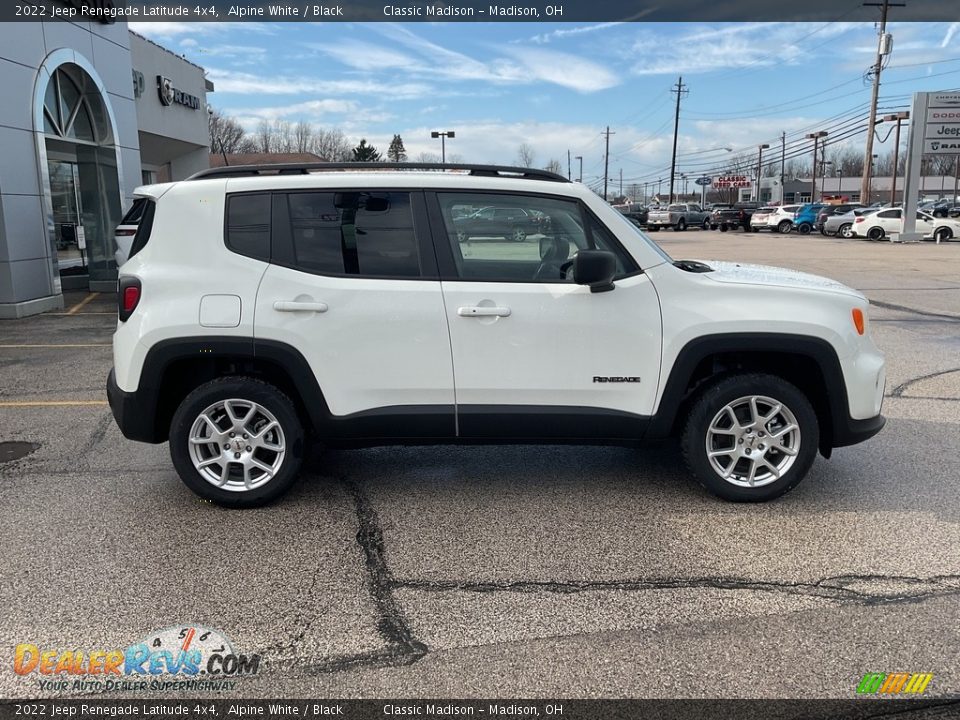 2022 Jeep Renegade Latitude 4x4 Alpine White / Black Photo #12