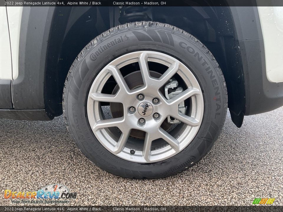 2022 Jeep Renegade Latitude 4x4 Alpine White / Black Photo #13
