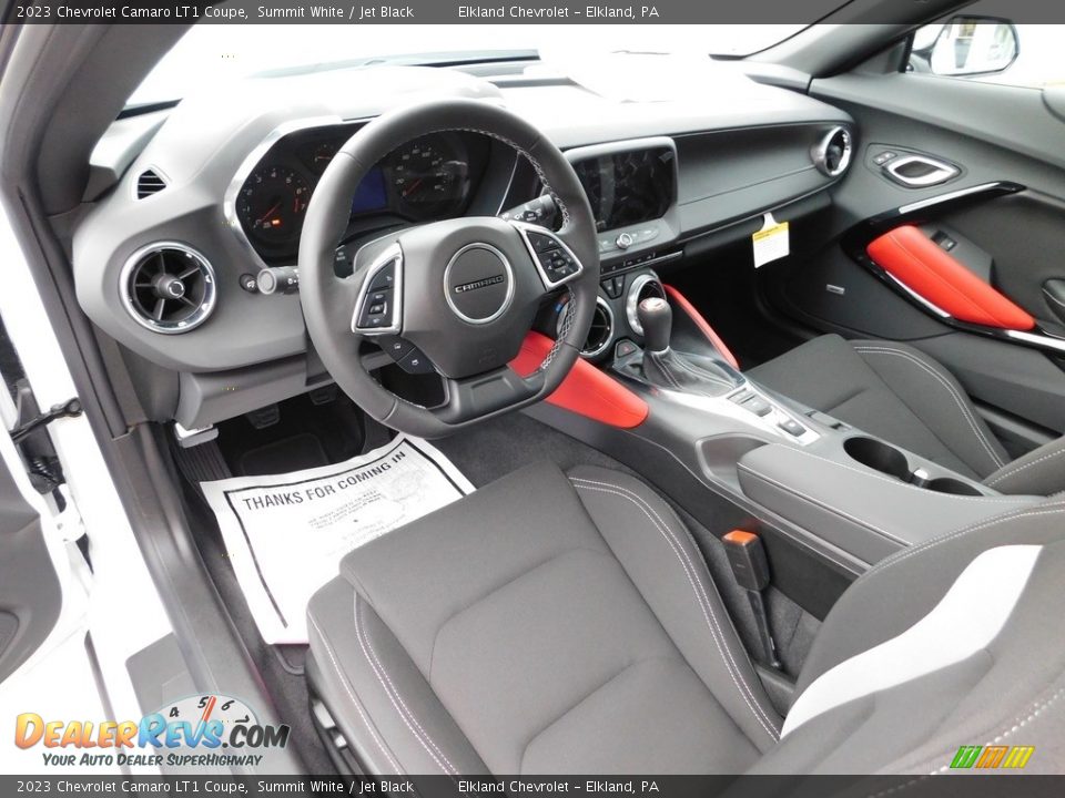 Jet Black Interior - 2023 Chevrolet Camaro LT1 Coupe Photo #25