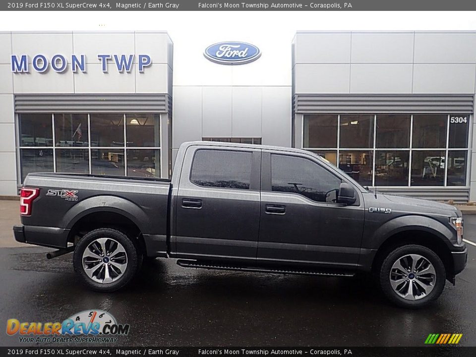 2019 Ford F150 XL SuperCrew 4x4 Magnetic / Earth Gray Photo #1