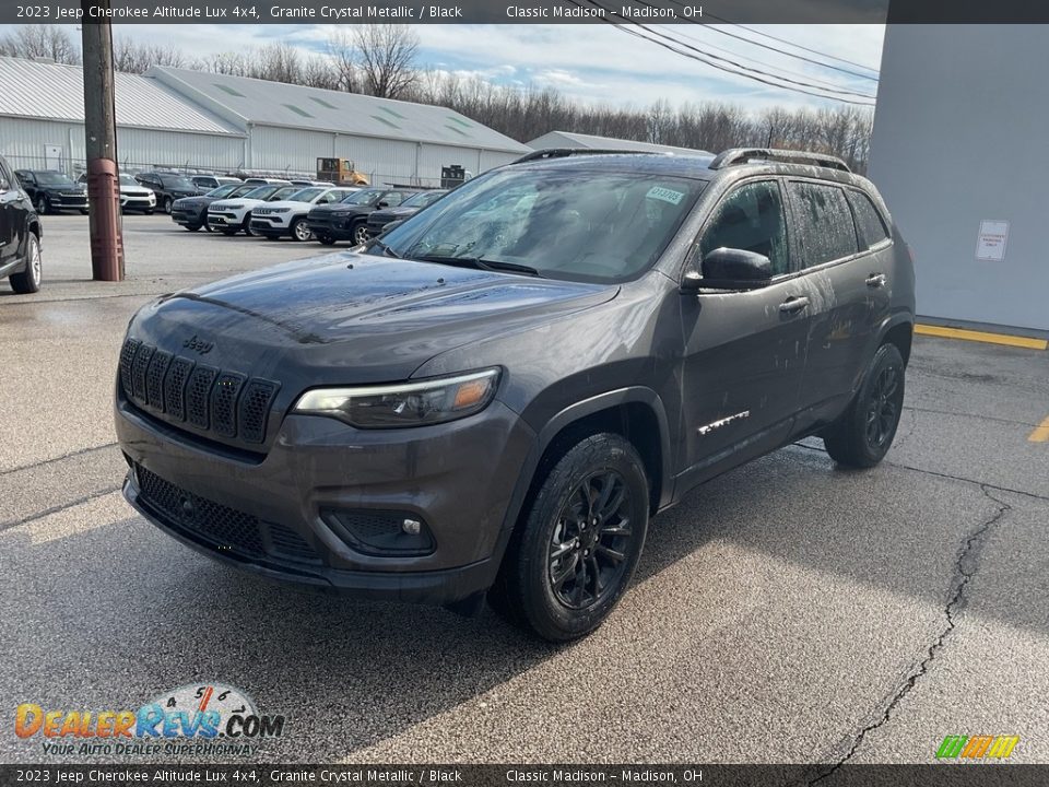 2023 Jeep Cherokee Altitude Lux 4x4 Granite Crystal Metallic / Black Photo #8