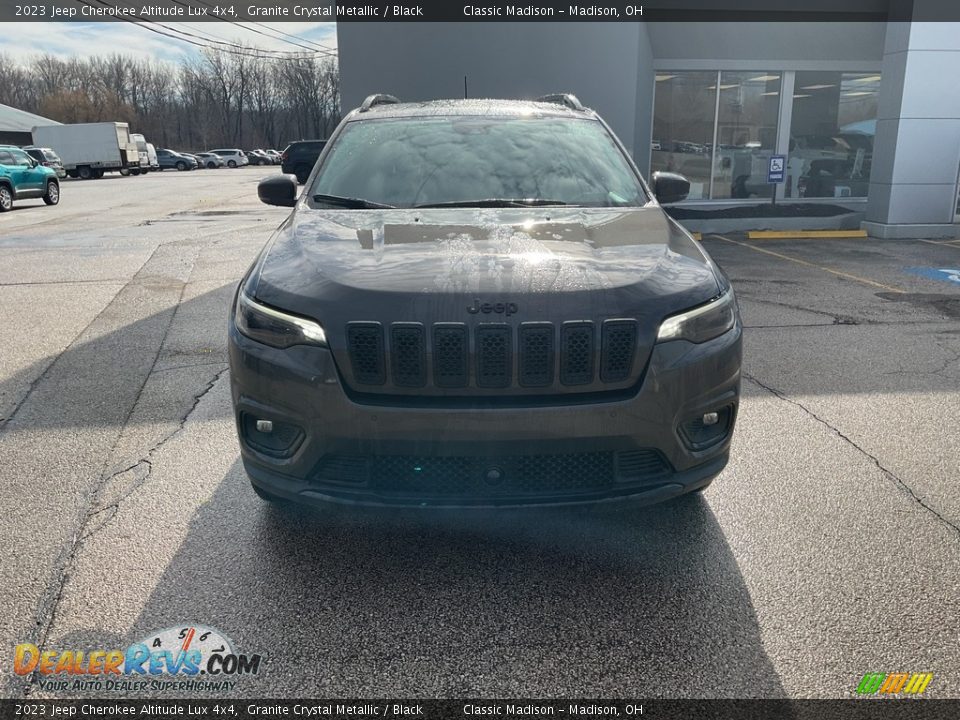 2023 Jeep Cherokee Altitude Lux 4x4 Granite Crystal Metallic / Black Photo #10