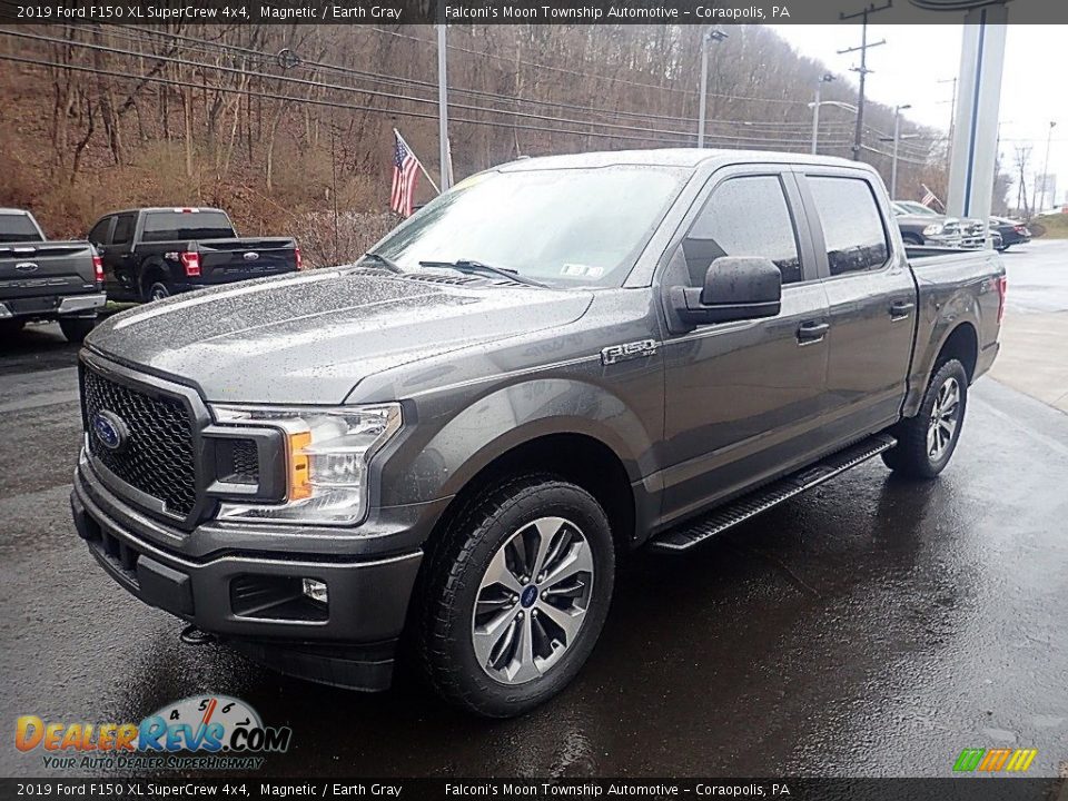2019 Ford F150 XL SuperCrew 4x4 Magnetic / Earth Gray Photo #6