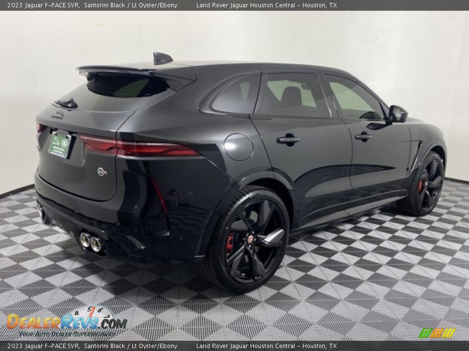 2023 Jaguar F-PACE SVR Santorini Black / Lt Oyster/Ebony Photo #2