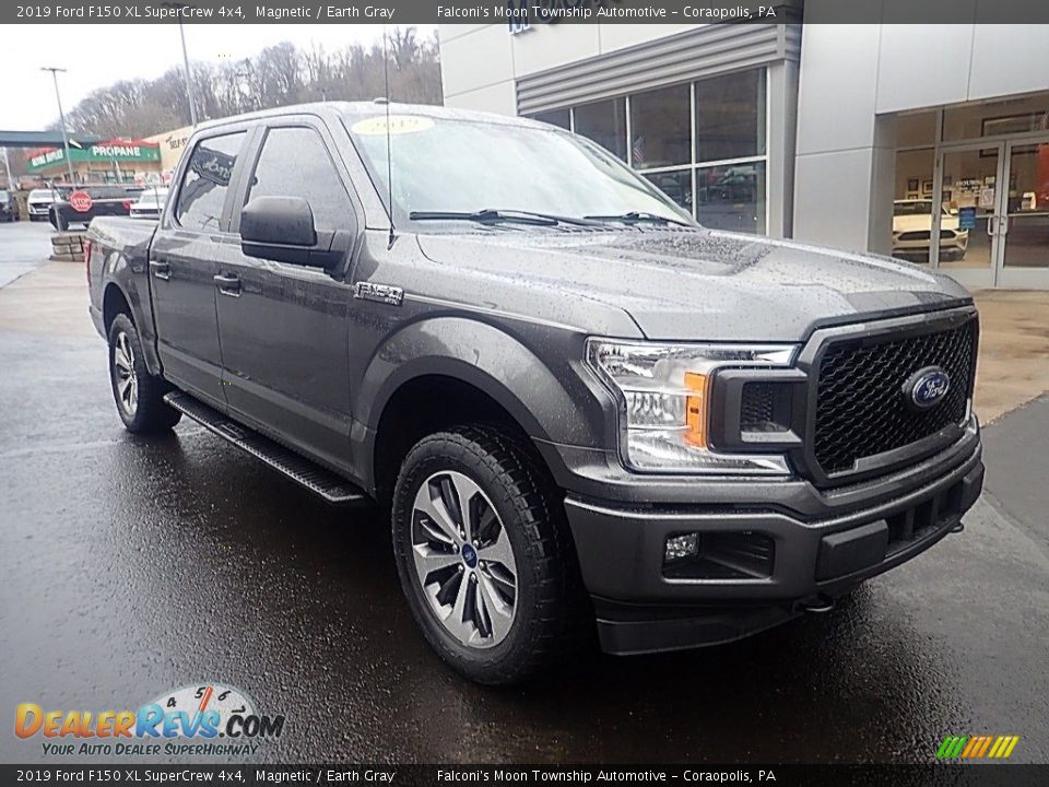 2019 Ford F150 XL SuperCrew 4x4 Magnetic / Earth Gray Photo #8