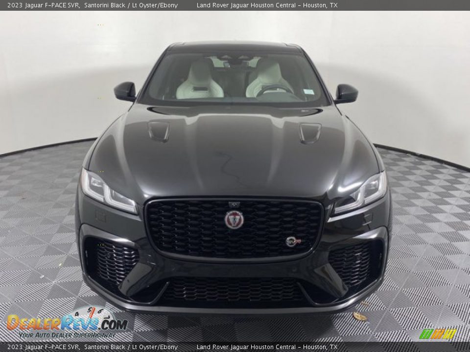 2023 Jaguar F-PACE SVR Santorini Black / Lt Oyster/Ebony Photo #8