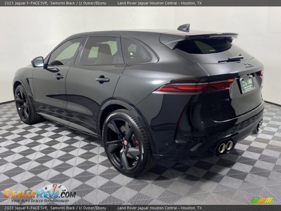 2023 Jaguar F-PACE SVR Santorini Black / Lt Oyster/Ebony Photo #10