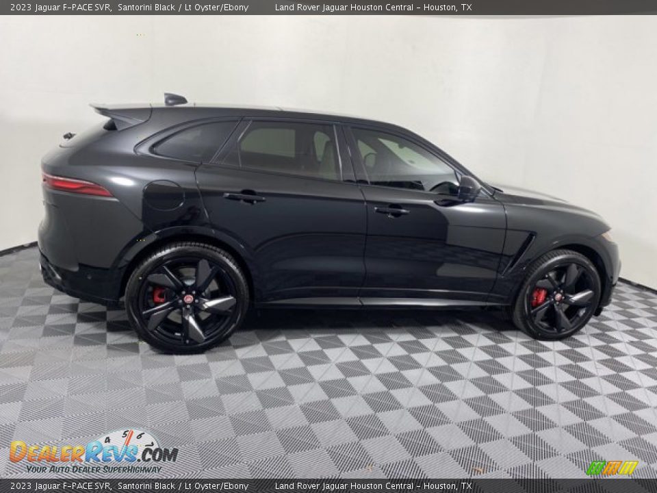 2023 Jaguar F-PACE SVR Santorini Black / Lt Oyster/Ebony Photo #11