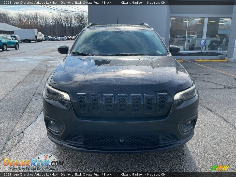 2023 Jeep Cherokee Altitude Lux 4x4 Diamond Black Crystal Pearl / Black Photo #10