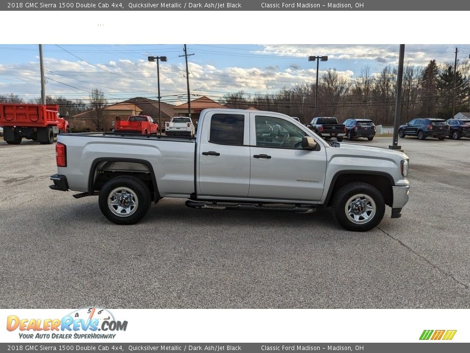 Quicksilver Metallic 2018 GMC Sierra 1500 Double Cab 4x4 Photo #6