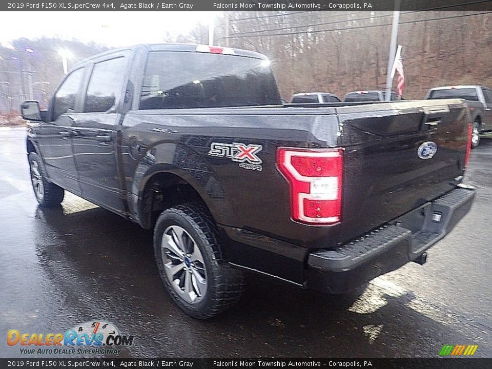 2019 Ford F150 XL SuperCrew 4x4 Agate Black / Earth Gray Photo #5