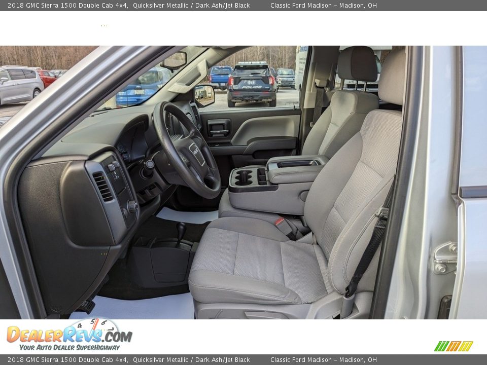 Front Seat of 2018 GMC Sierra 1500 Double Cab 4x4 Photo #10