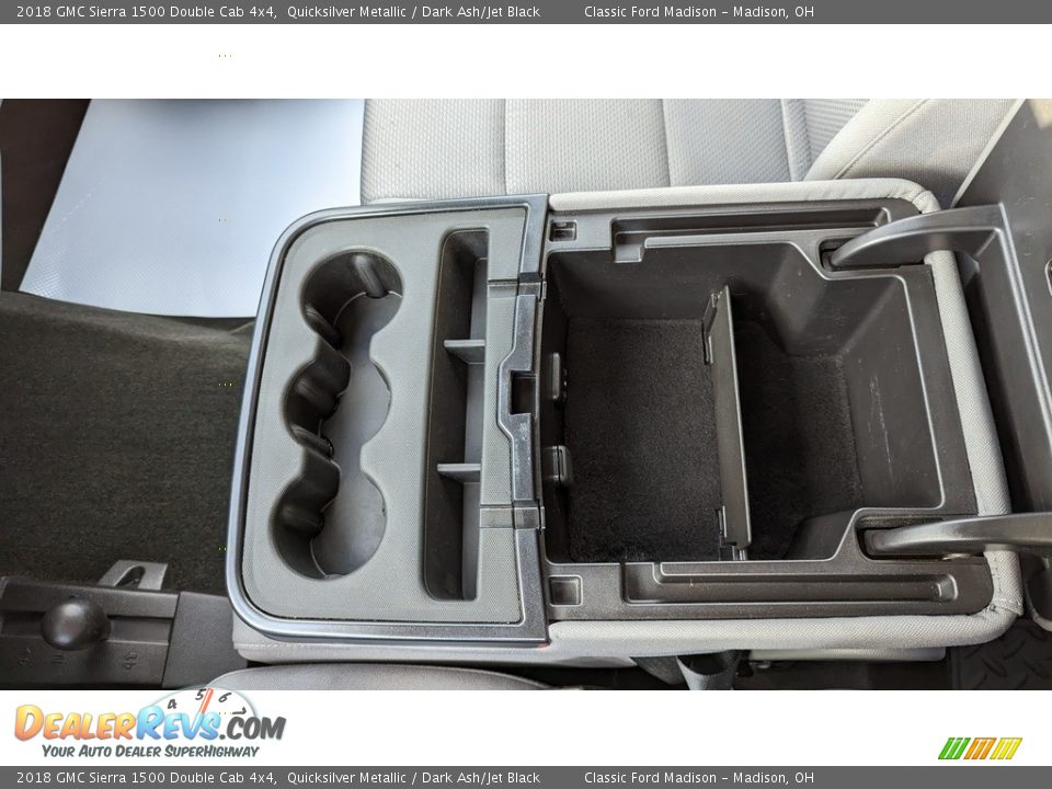 2018 GMC Sierra 1500 Double Cab 4x4 Quicksilver Metallic / Dark Ash/Jet Black Photo #13