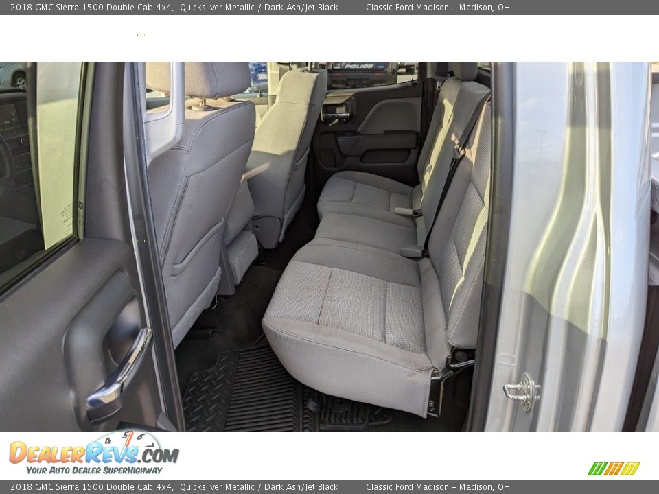 2018 GMC Sierra 1500 Double Cab 4x4 Quicksilver Metallic / Dark Ash/Jet Black Photo #16