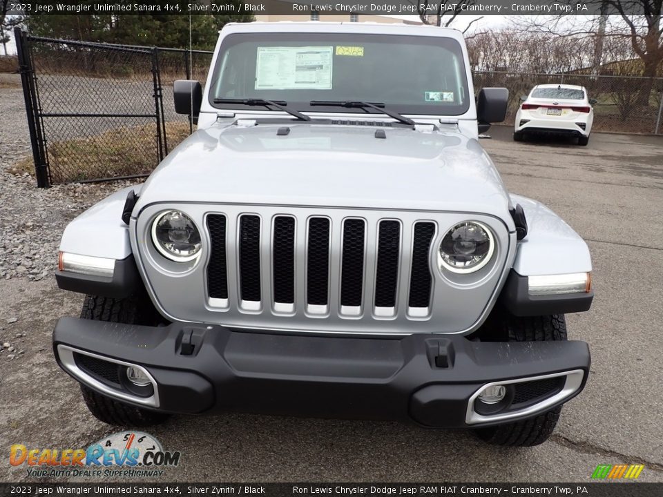 2023 Jeep Wrangler Unlimited Sahara 4x4 Silver Zynith / Black Photo #8