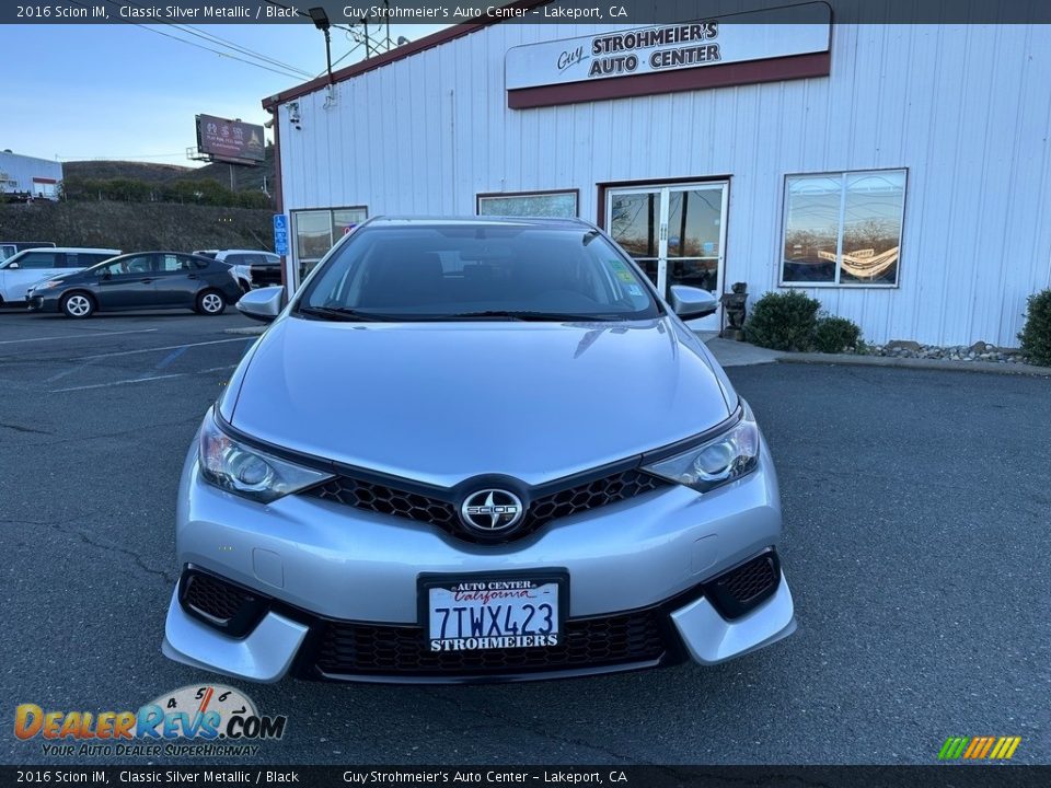 2016 Scion iM Classic Silver Metallic / Black Photo #2