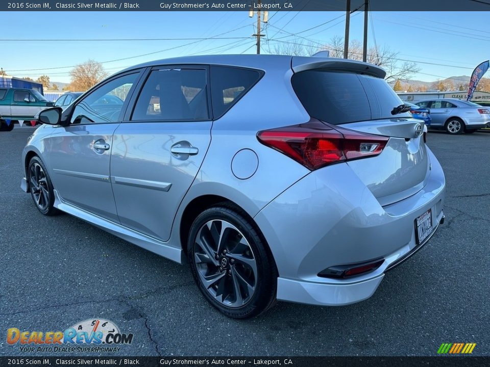 2016 Scion iM Classic Silver Metallic / Black Photo #4