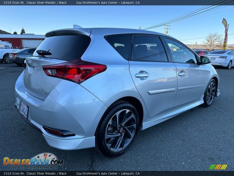 2016 Scion iM Classic Silver Metallic / Black Photo #6