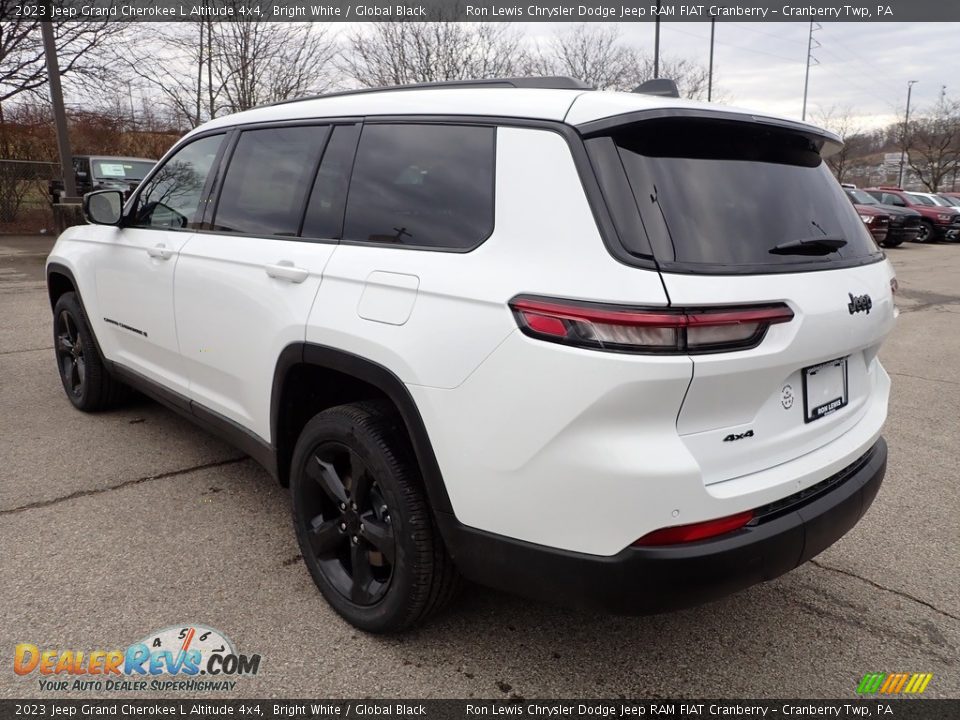 2023 Jeep Grand Cherokee L Altitude 4x4 Bright White / Global Black Photo #3