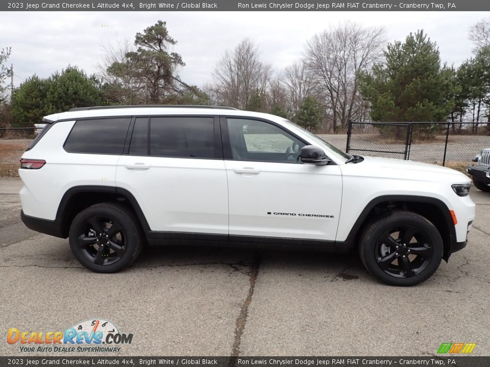 Bright White 2023 Jeep Grand Cherokee L Altitude 4x4 Photo #6