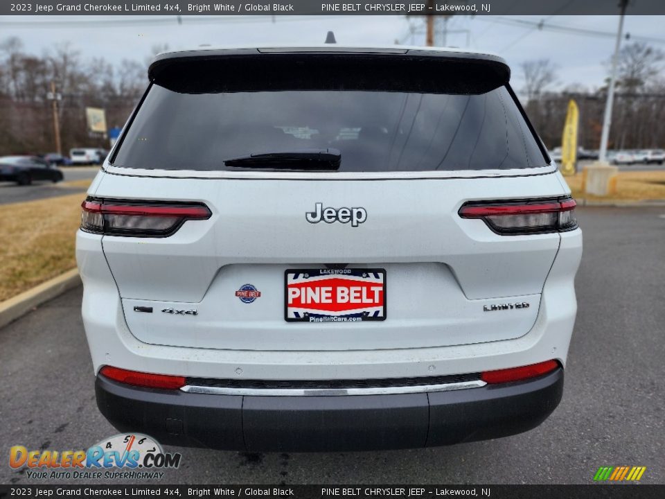 2023 Jeep Grand Cherokee L Limited 4x4 Bright White / Global Black Photo #6
