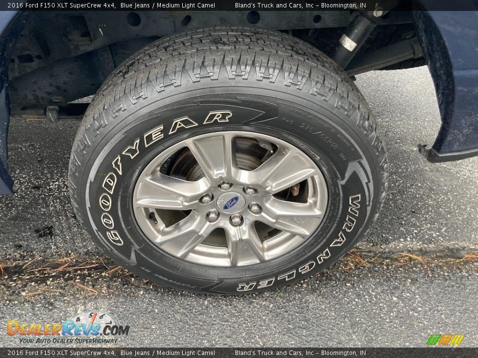 2016 Ford F150 XLT SuperCrew 4x4 Blue Jeans / Medium Light Camel Photo #30