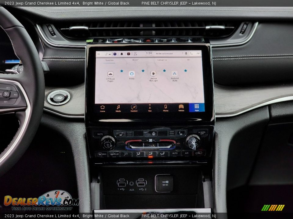 2023 Jeep Grand Cherokee L Limited 4x4 Bright White / Global Black Photo #9