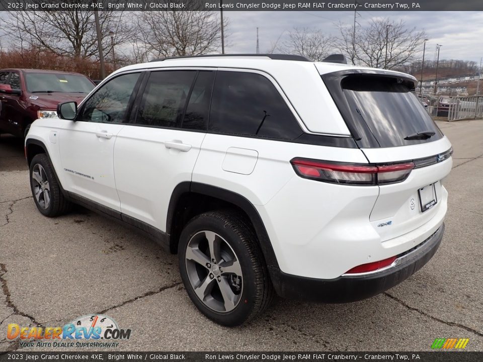 2023 Jeep Grand Cherokee 4XE Bright White / Global Black Photo #3