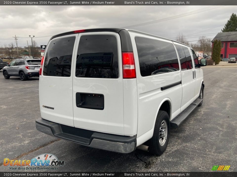 2020 Chevrolet Express 3500 Passenger LT Summit White / Medium Pewter Photo #6