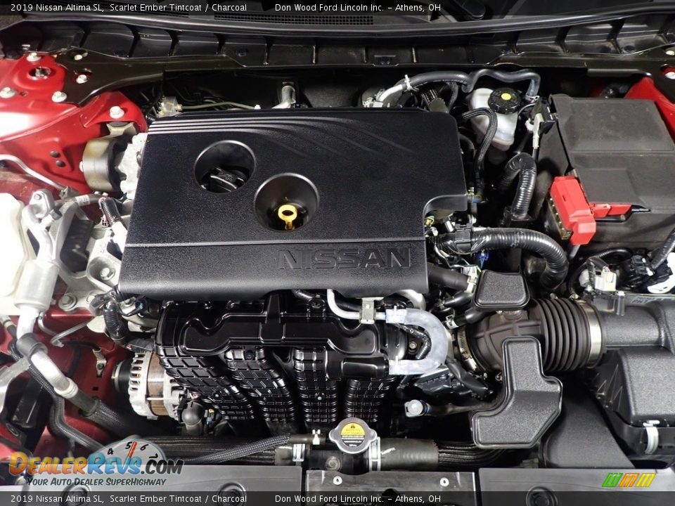 2019 Nissan Altima SL Scarlet Ember Tintcoat / Charcoal Photo #9