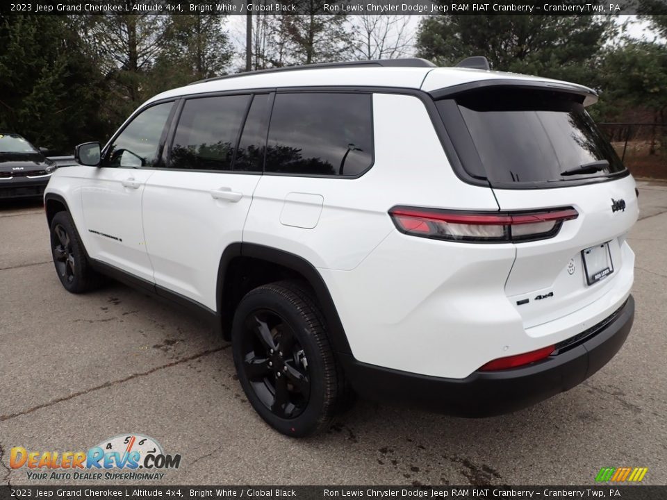 2023 Jeep Grand Cherokee L Altitude 4x4 Bright White / Global Black Photo #3