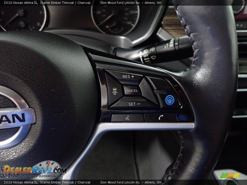 2019 Nissan Altima SL Scarlet Ember Tintcoat / Charcoal Photo #30