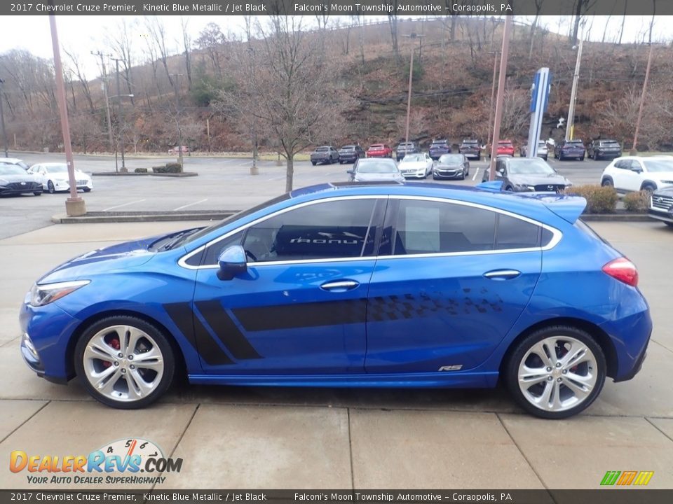 2017 Chevrolet Cruze Premier Kinetic Blue Metallic / Jet Black Photo #6